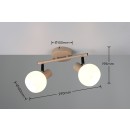 Trio TR86372043 bodové stropné svietidlo BOBA  | 10W E14 | biela