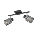 Trio TR86422032 bodové stropné svietidlo JACK  | 10W E27 | čierna | dymová