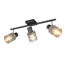 Trio TR86423032 bodové stropné svietidlo JACK  | 10W E27 | čierna | dymová