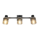 Trio TR86423032 bodové stropné svietidlo JACK  | 10W E27 | čierna | dymová