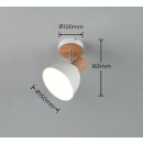 Trio R86671031 bodové nástenné svietidlo DELUME | 40W E27