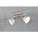 Trio R86672031 bodové stropné svietidlo DELUME | 40W E27