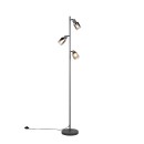Trio TR41783042 stojacia lampa CADIZ  | 10W E14 | vypínač | čierna