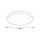 Rabalux 1430 LED stropné svietidlo do kúpeľne Brandon 36W | 4000K | IP65