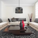 RABALUX 2156 Alessandra závesné svietidlo čierne E27 1x60W