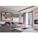 RABALUX 2539 Monica textilné stojanové svietidlo E27 60W sivé / chróm