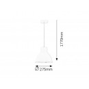 RABALUX 2579 Derek závesné svietidlo E27 1x60W šedej