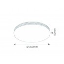 RABALUX 3347 Oscar stropné svietidlo LED 18W 1350 lm 4000K