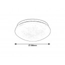 Rabalux 3937 LED prisadené stropné svietidlo Lucas 18W | 4000K