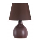 RABALUX 4476 Ingrid textilné lampička E14 1x40W hnedé