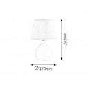 RABALUX 4476 Ingrid textilné lampička E14 1x40W hnedé