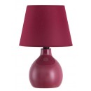 RABALUX 4478 Ingrid textilné lampička E14 1x40W bordové