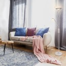RABALUX 4555 Gamma stojanové svietidlo E27 2x15W+G9 1x40W biele