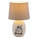 RABALUX 4604 Dorka textilná lampička E14 1x40W krémové