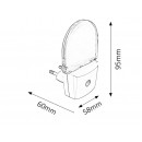 Rabalux 4658 Paris Lux orientačné svietidlo LED 0,5W = 6lm 4000K