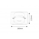 RABALUX 5489 Tony kúpeľňové svieti. zabud.LED 5W chróm IP44 4000K