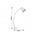 Rabalux 5594 stojaca lampa Otto 1x60W | E27