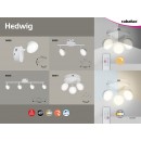 Rabalux 5623 LED stropné bodové svietidlo Hedwig 2x4W | 2700-5000K