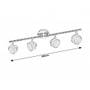 Rabalux 5639 LED stropné bodové svietidlo Padma 4x5W | 3000K