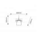 RABALUX 5714 Betty kúpeľňové nástenné svoji. zabud.LED 2x4W IP44 4000K