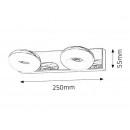 Rabalux 5717 Beata LED Nástenné svietidlo 2x 5W = 930lm 4000K