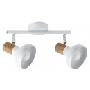 RABALUX 5944 Holly spot E14 2x40W biela / buk