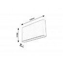 Rabalux 7951 Nesna exteriérové ​​nástenné svietidlo šedé zabudovaný LED 2x3W 2x193lm 3000K IP54