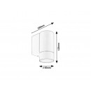Rabalux 8118 Phoenix exteriérové ​​nástenné svietidlo šedé GU10 1 x max. 10W IP54