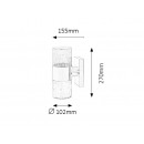 RABALUX 8786 Lienz exteriérové ​​nástenné svietidlo G9 1x max 40W