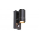 Rabalux 8834 Medina exteriérové ​​nástenné svietidlo so senzorom čiernej GU10 max 10W IP44