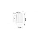 Rabalux 8937 Catania exteriérové ​​nástenné svietidlo bronz zabudovaný LED 4W 350L 3000K IP44
