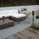 Rabalux 8946 Flamenco exteriérové ​​dekoratívne svietidlo s vypínačom čierne zabudovaný LED 5W IP65