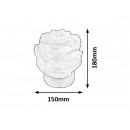 Rabalux 98002676 soľná lampička Flores 1x15W | E14