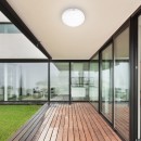Rabalux 98008554 LED vonkajšie stropné svietidlo s pohybovým čidlom Lentil 1x12W | 4000K | IP54