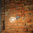 Ideal Lux 141145 závesné stropné svietidlo Radio 5x60W | E27 - červené