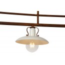 závesné svietidlo Lucide Romer 4x60W E27