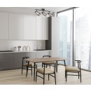 Italux SPL-5581-3-BK-SG bodové stropné svietidlo Sardo | 3x40W E27