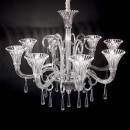  Ideal Lux 013060 nástenné svietidlo Santa Small transparente 1x40W | E14 - číra