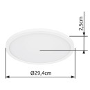 Globo 41562-18W LED stropnica Sapana 1x18W | 1600lm | 3000K | IP44