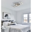 Globo 67328-24OC LED prisadené stropné svietidlo SAPENA  | 24W integrovaný LED zdroj | 1800lm | 4000K
