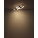 Globo 67328-24OC LED prisadené stropné svietidlo SAPENA  | 24W integrovaný LED zdroj | 1800lm | 4000K