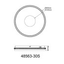 Globo 48563-30S LED prisadené stropné svietidlo SHIRLEY  | 30W integrovaný LED zdroj | 1170lm | 2700-6500K