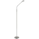 Globo 58504SN LED stojacia lampa SILVIO  | 6.5W integrovaný LED zdroj | 350lm | 2700/3350/4000K | vypínač