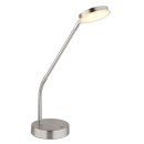 Globo 58504TN LED stolná lampička SILVIO | 6.5W integrovaný LED zdroj | 350lm | 2700/3350/4000K | vypínač