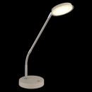 Globo 58504TSA LED stolná lampička SILVIO | 6.5W integrovaný LED zdroj | 350lm | 2700/3350/4000K | vypínač
