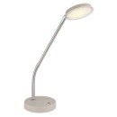 Globo 58504TSA LED stolná lampička SILVIO | 6.5W integrovaný LED zdroj | 350lm | 2700/3350/4000K | vypínač