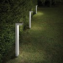 Ideal Lux 115092 vonkajšia lampa Sirio Small Bianco 2x40W | G9 | IP44 - biela