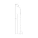 Zuma Line 003064-030045 LED stojacia lampa integrovaný LED zdroj