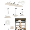 Ideal Lux 014814 nástenné a prisadené stropné svietidlo Smarties 1x15W | G9 - biele