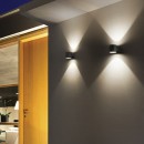Ideal Lux 123080 vonkajšie nástenné svietidlo SNIF Square Nero 1x40W | G9 | IP44 - čierne